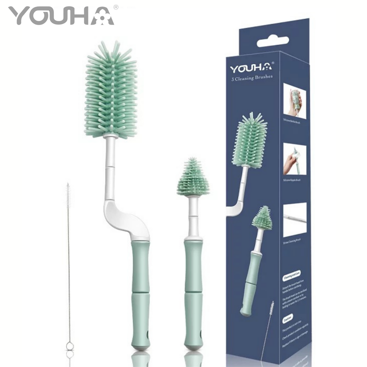 Youha Silicone Cleaning Brush Set – Youha South Africa