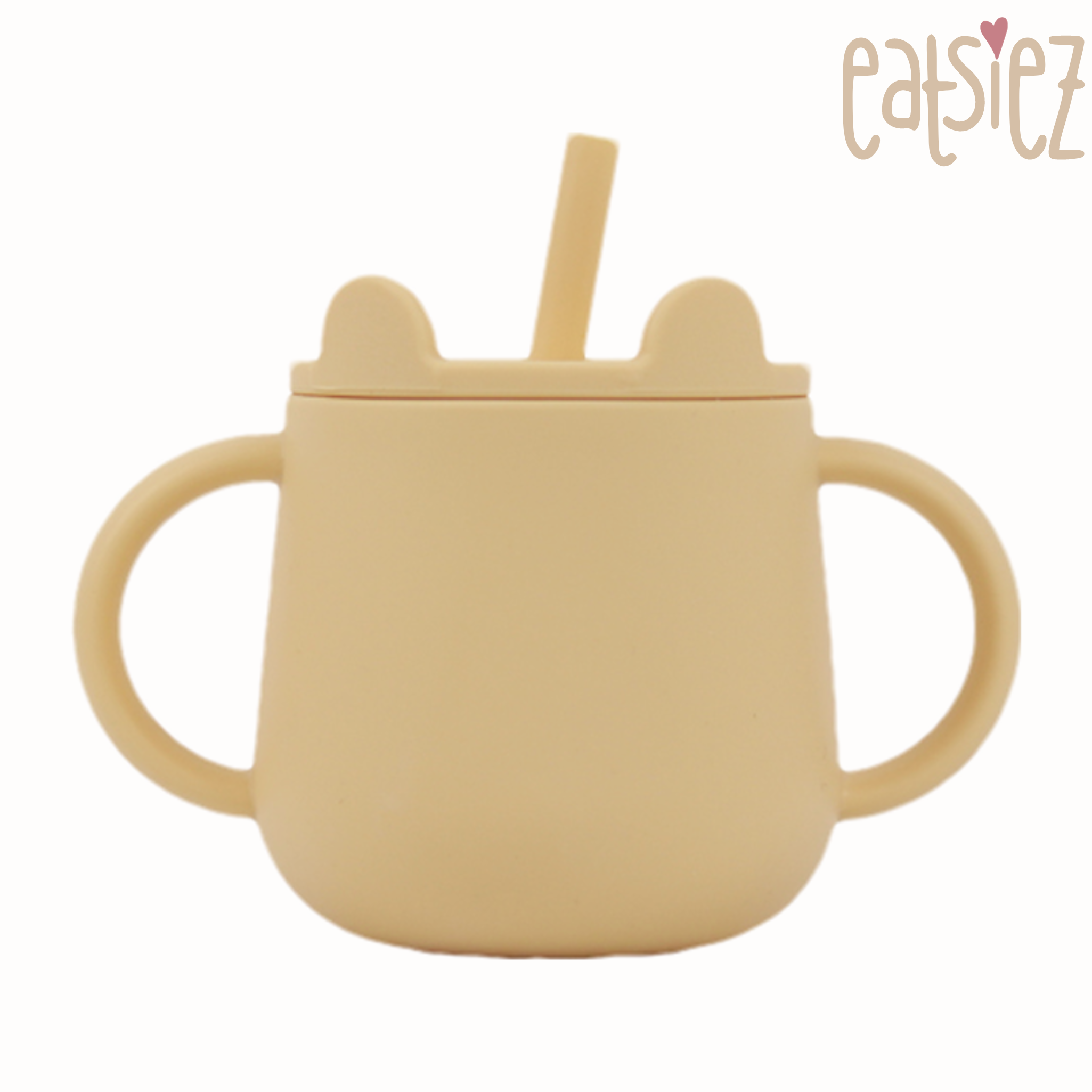 Eatsiez Cup with Lid & Straw