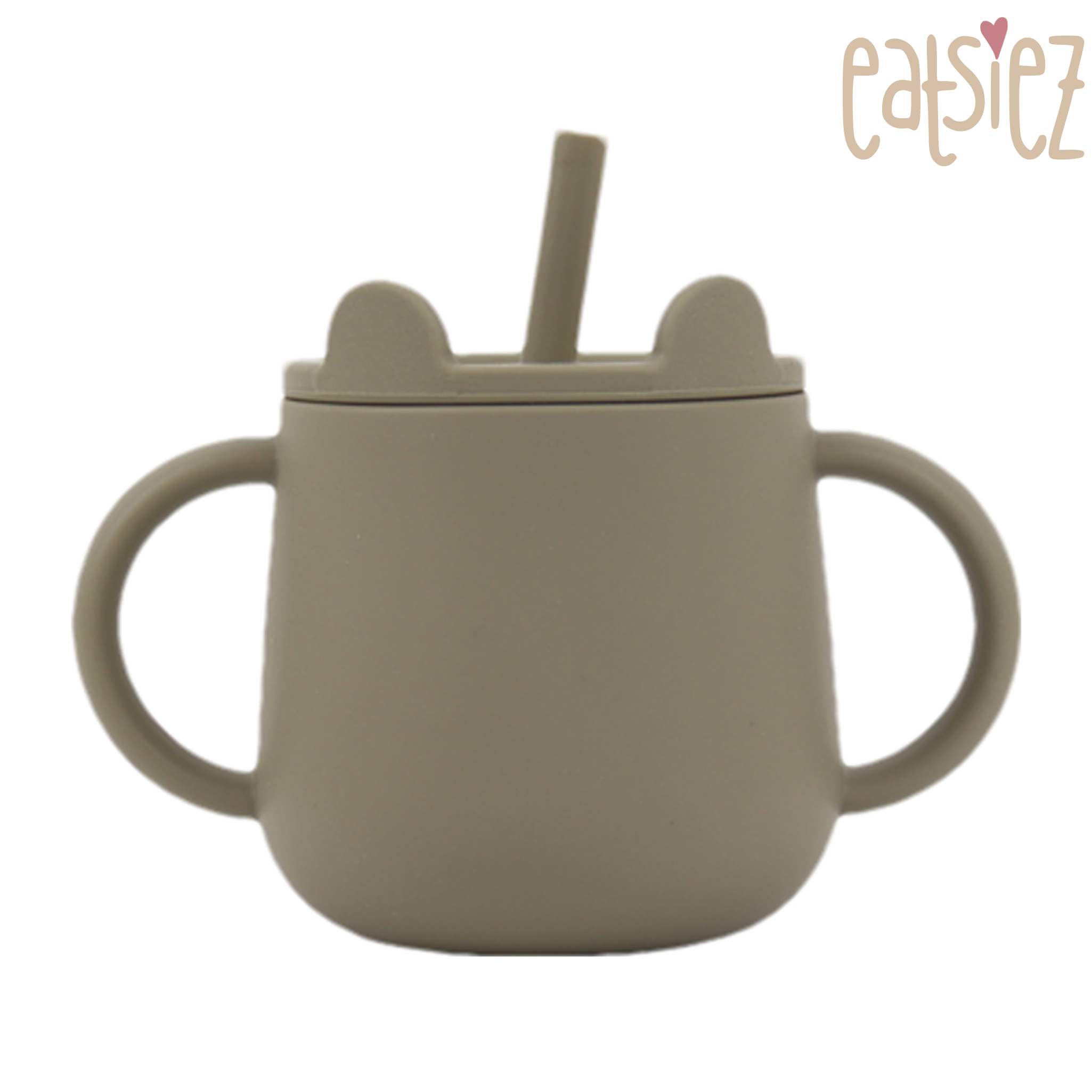 Eatsiez Cup with Lid & Straw