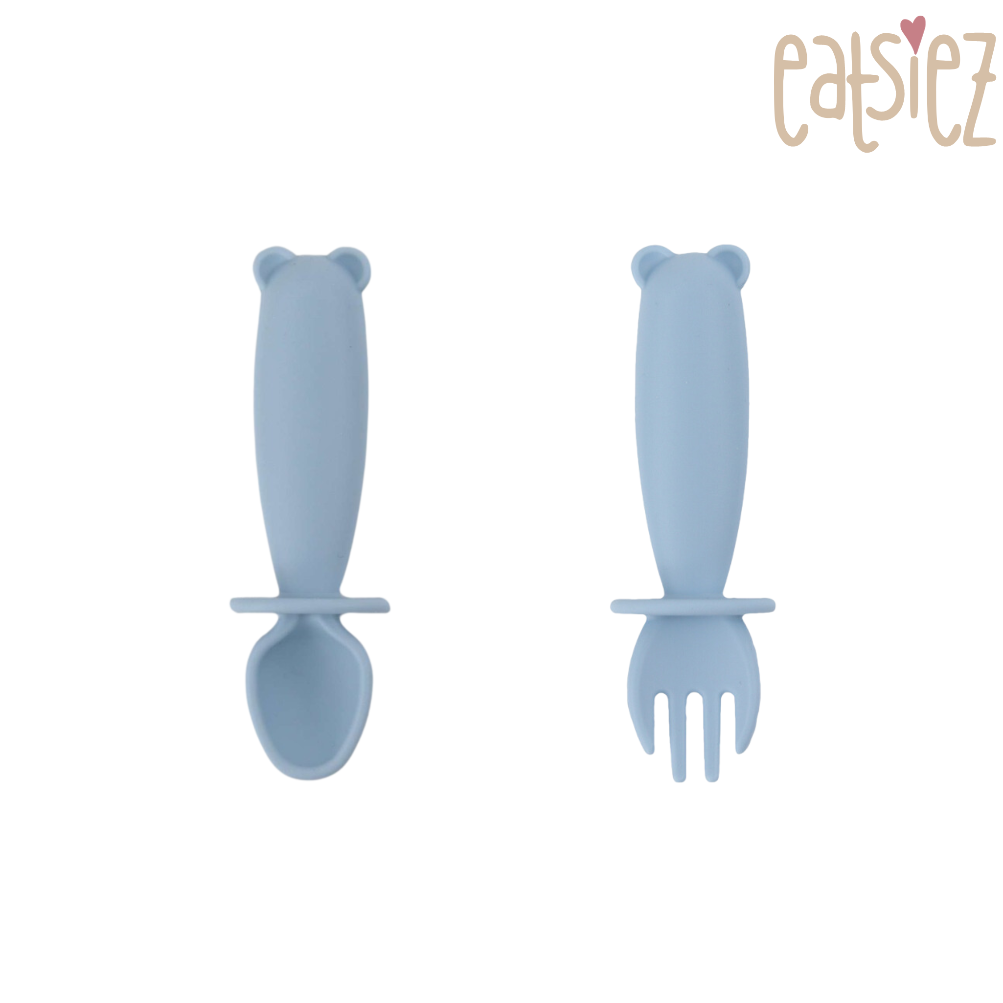 Eatsiez Silicone Cutlery Set