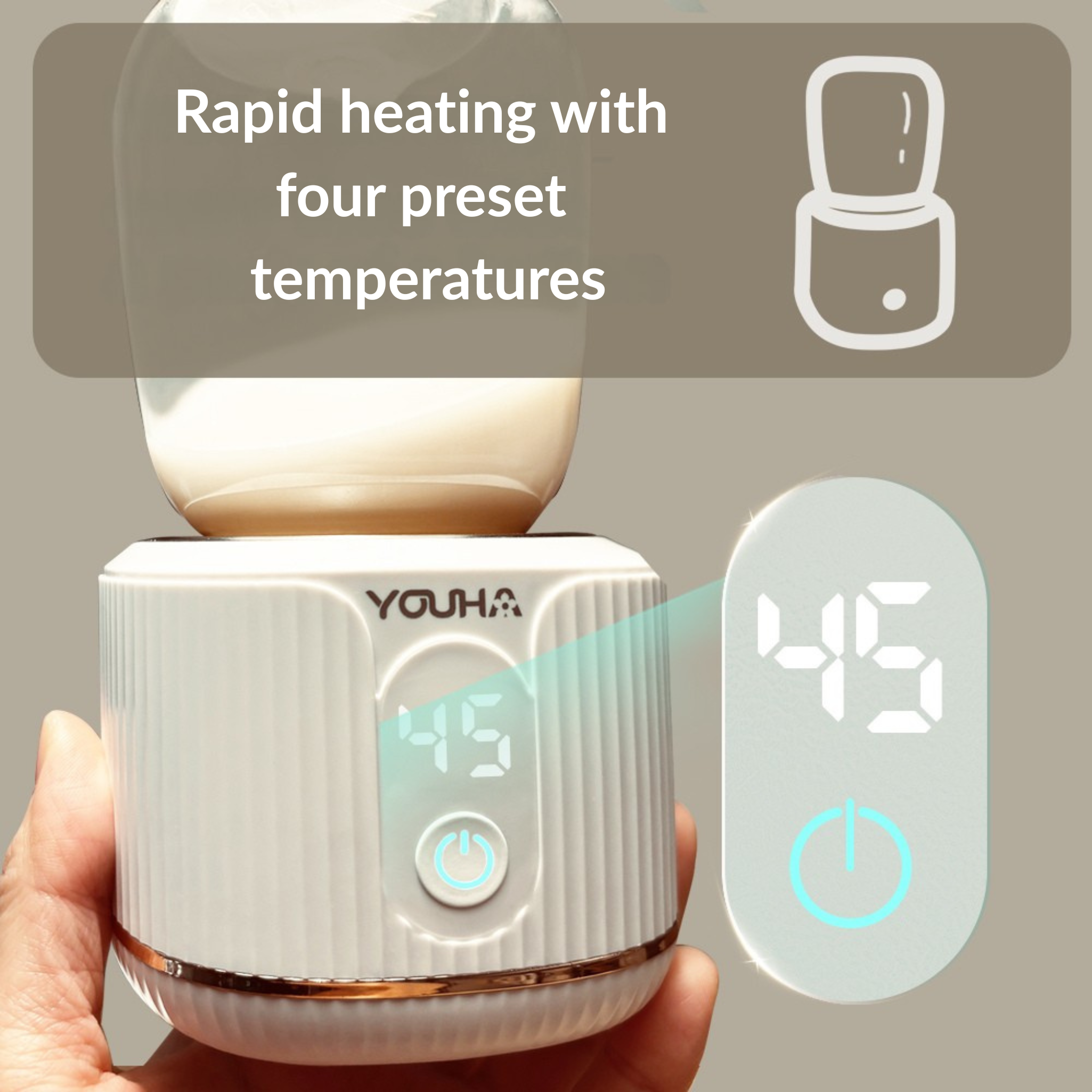 The CUBE Portable Bottle Warmer