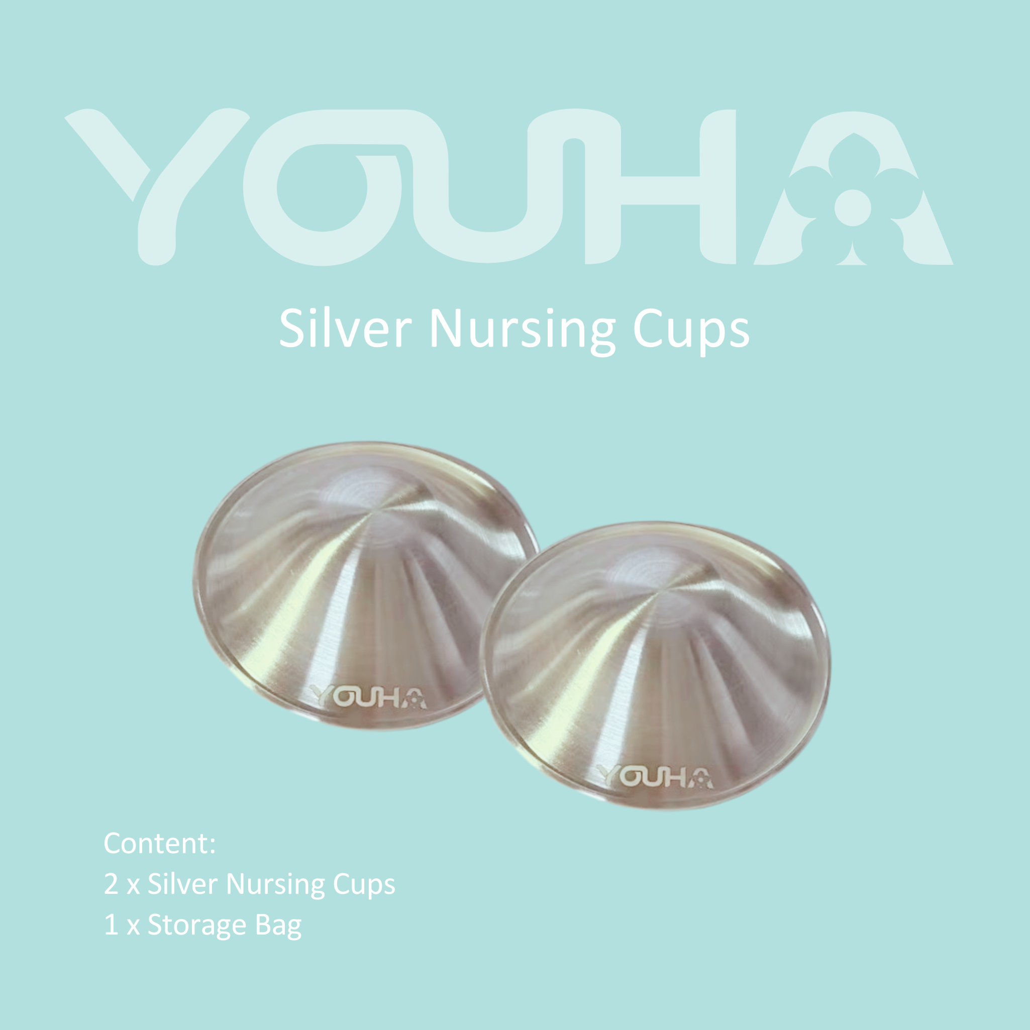 Silver Nursing Cups