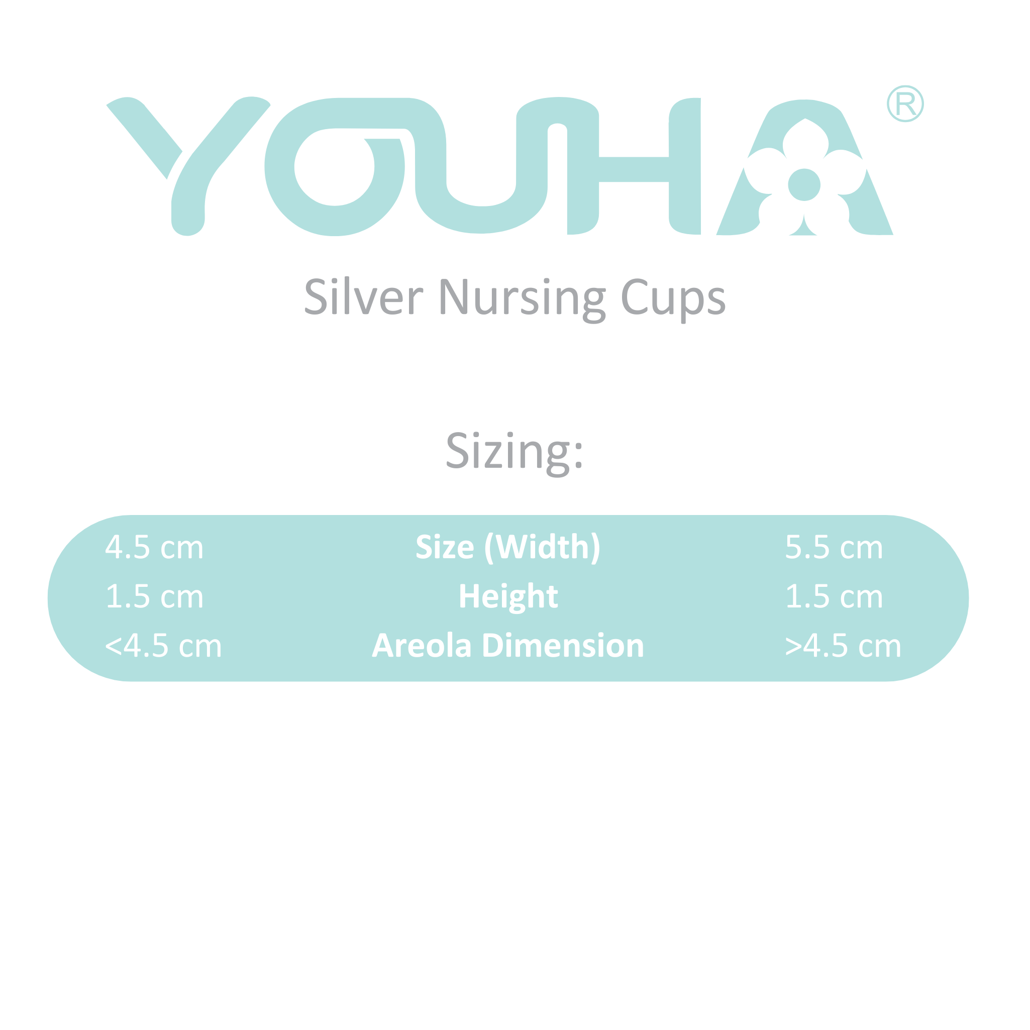Silver Nursing Cups